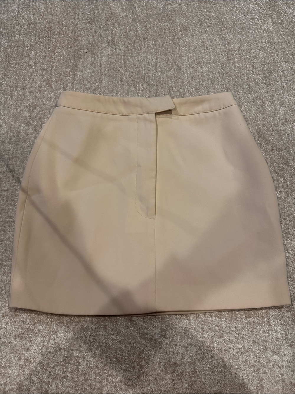 Meshki Classic Cream Mini Skirt - Women's Tailored Skirt